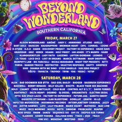 Beyond Wonderland 2 Day GA So-Cal