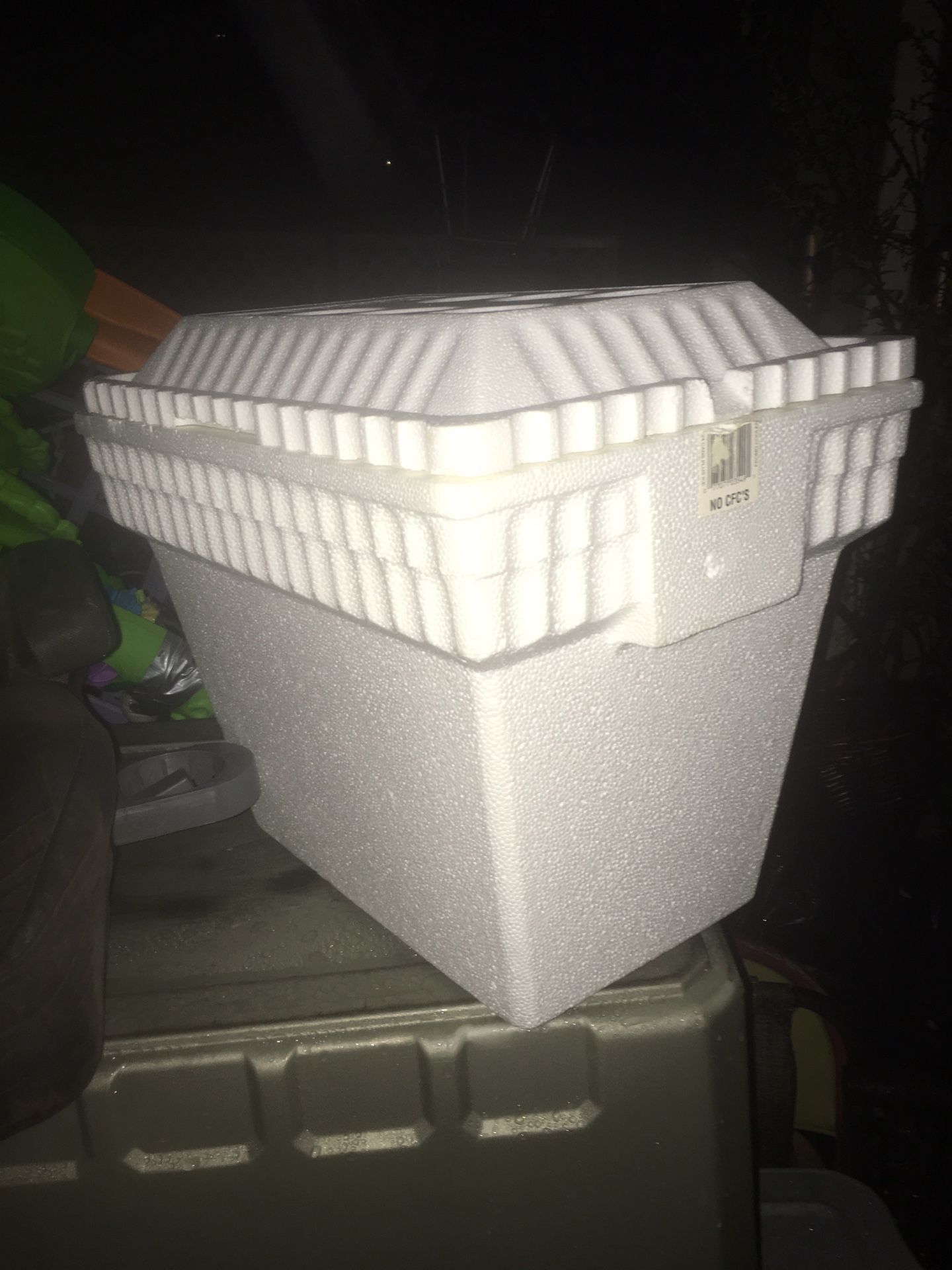 New Styrofoam Cooler Only Five Dollars Firm