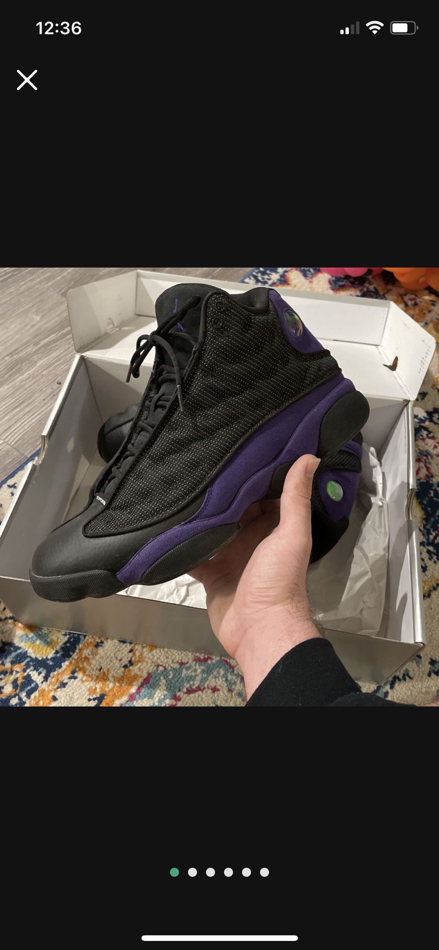 Jordan 13 Retro Court Purple Size 11.5