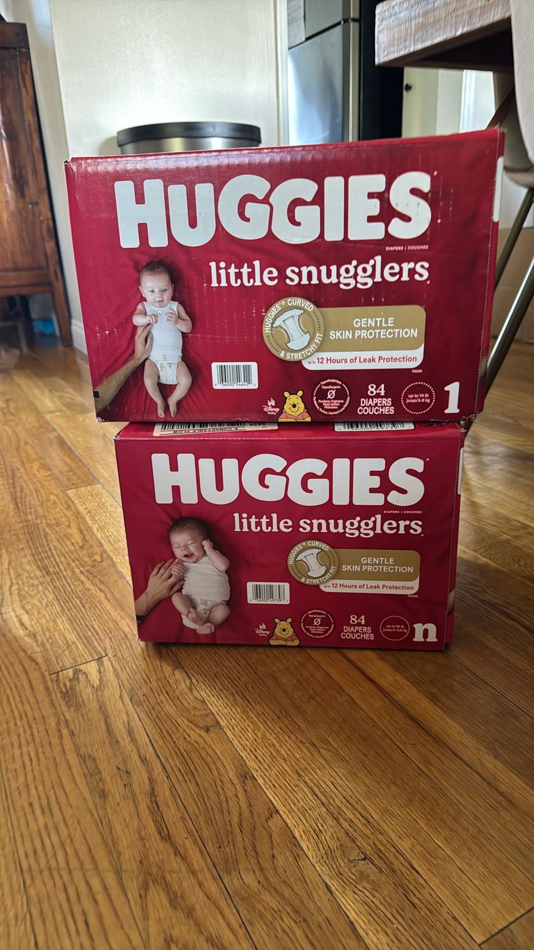 NB And Size 1 Huggies Smugglers Diapers 