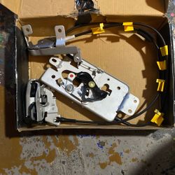 Door Lock, Latch, And Cable