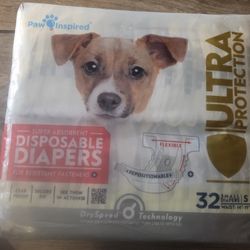 Paw Inspired Super Absorbent Disposable Diaper Small Size