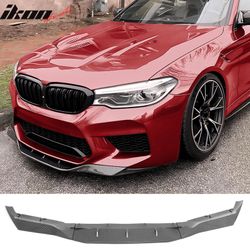 Fits 2024-2026 Ford Mustang GT Style Front Bumper Lip Spoiler Gloss Black ABS 3PCS