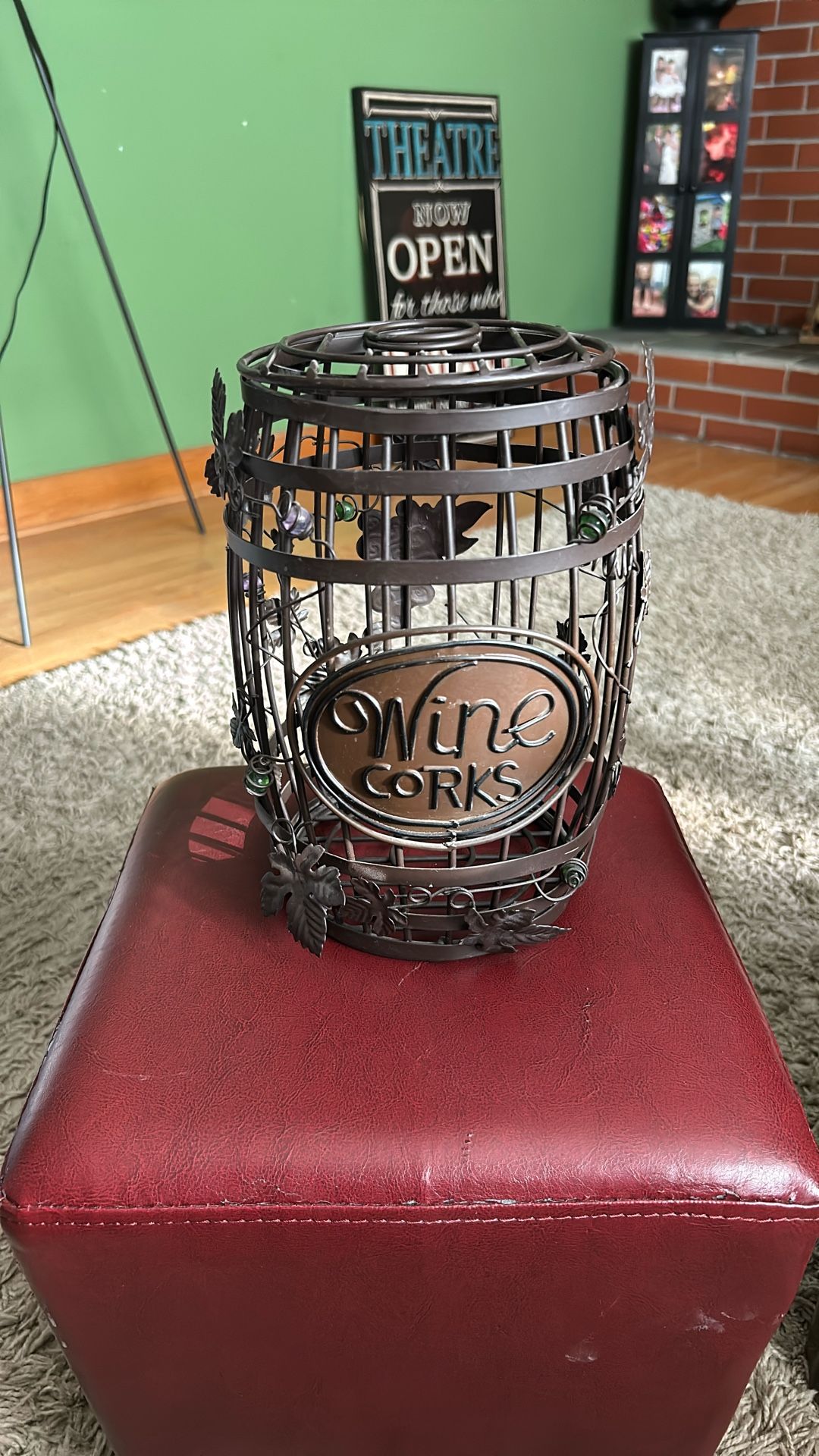 Great Condition Wine Corks Mini Metal Wine Barrel