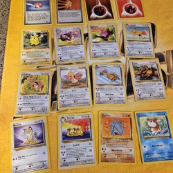 Pokemon Jungle Lot Pikachu Eevee Jigglypuff Dodrio Lickitung Persian Taurus 