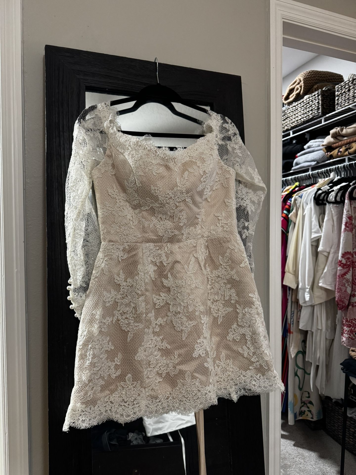 Bridal lace dress