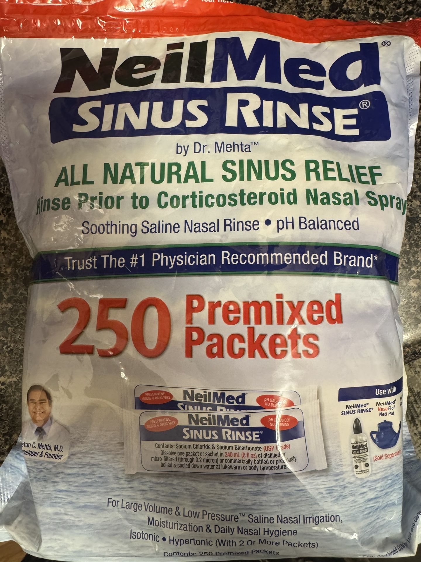 Neil Med Sinus Rinse Packets