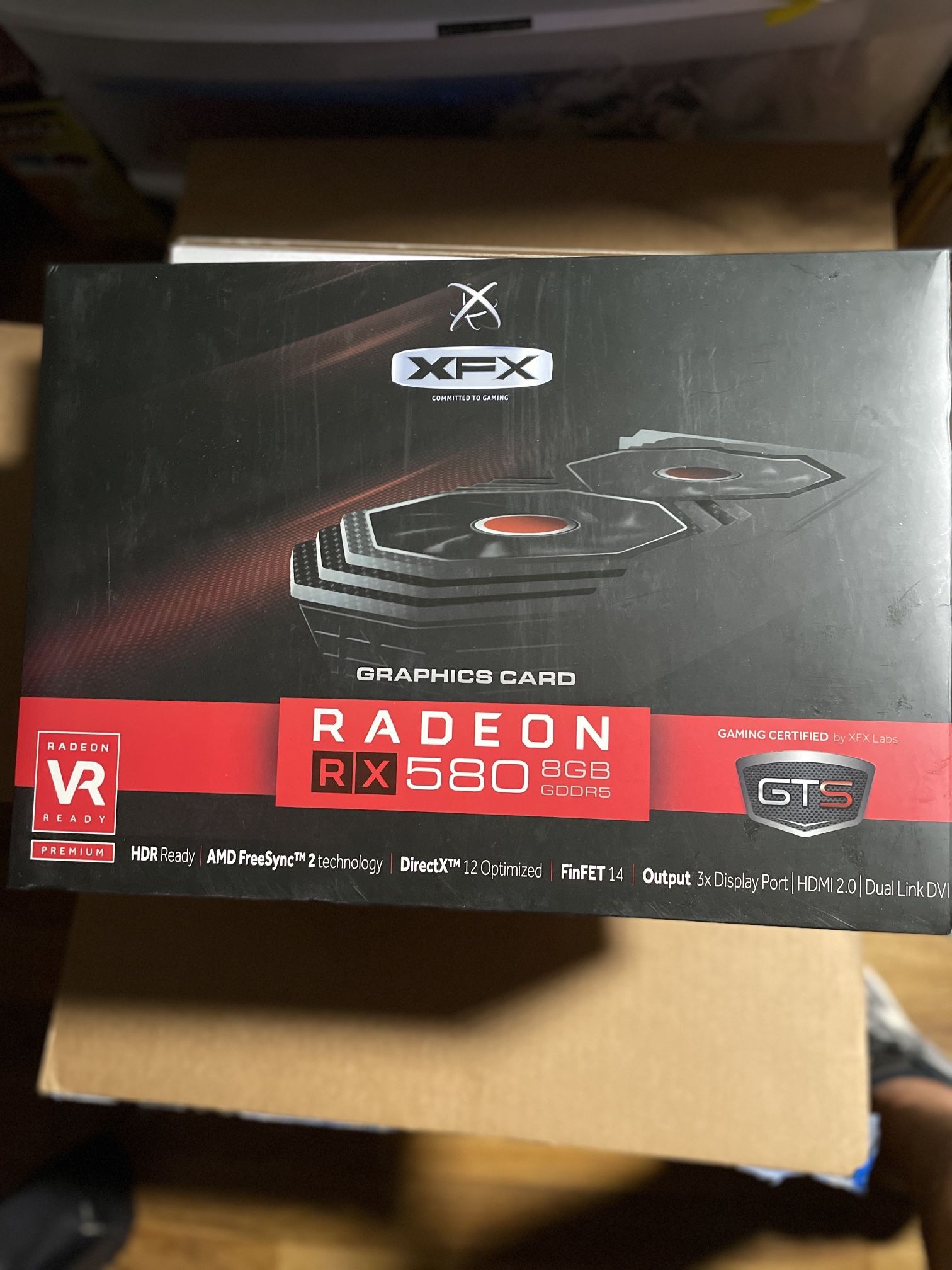 external GPU with Radeon RX580 in OWC enclosure