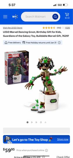 Lego Dancing Groot Set