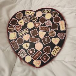 Heart Of Chocolate- Acrylic Painting By Julia