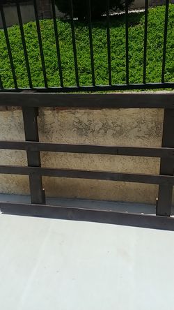 Painted brown pallet