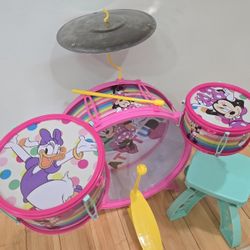  <Streamwood> Disney Minnie Mouse Drum Set