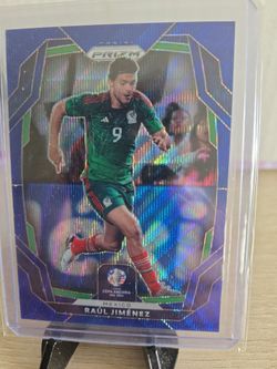 Mexico  Soccer  Raul Jimenez  Refractor  Card