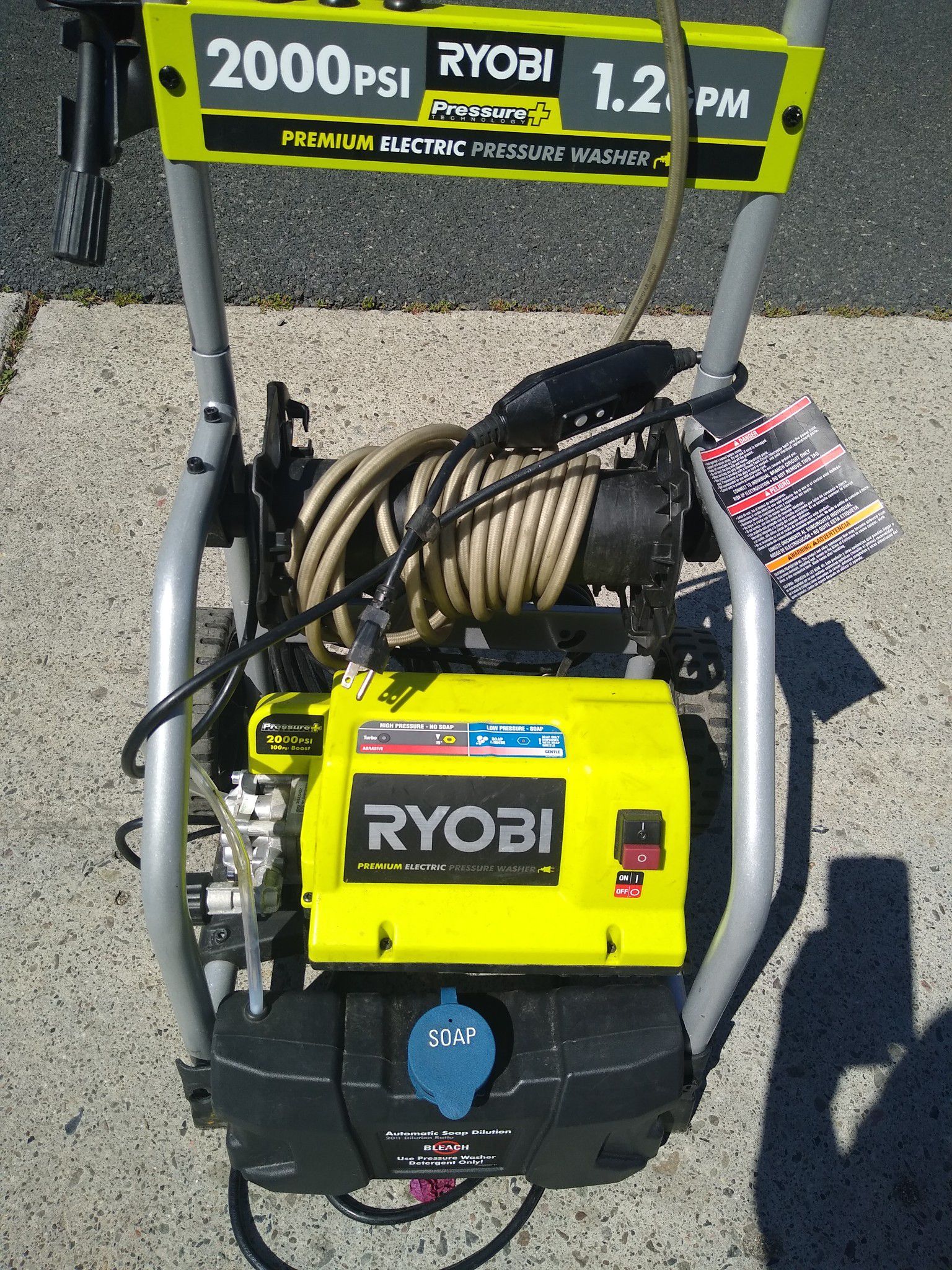 RYOBI 20000psi Premium Electric Power Washer
