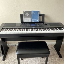Yamaha Keyboard with Chair