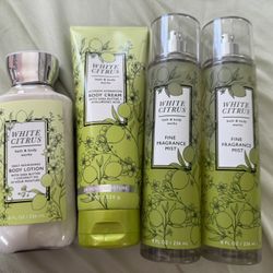 Bath & Body Works White Citrus LOT 