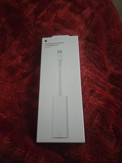 Thunderbolt 3 to Thurderbolt 2 adapter.