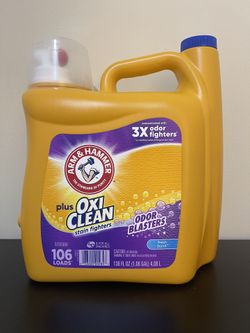 Arm & Hammer Oxi Clean Laundry Detergent 106 Loads 4.08L 1.08 Gal