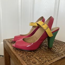 Steve Madden Colorblock Heels-8US