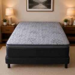 Brand New 14” Pillow Top Queen Size Mattress – Top Quality & Fast Same-Day Delivery 🚛 All Sizes Available!
