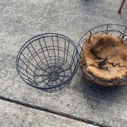 4 Hanging Baskets For Garden And House Decoration 