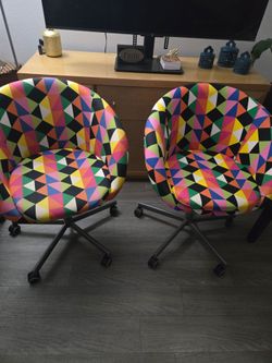 IKEA Skruvsta Multicolor Swivel Chairs