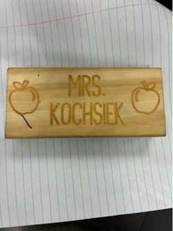 Mrs Kochsiek’s whiteboard eraser