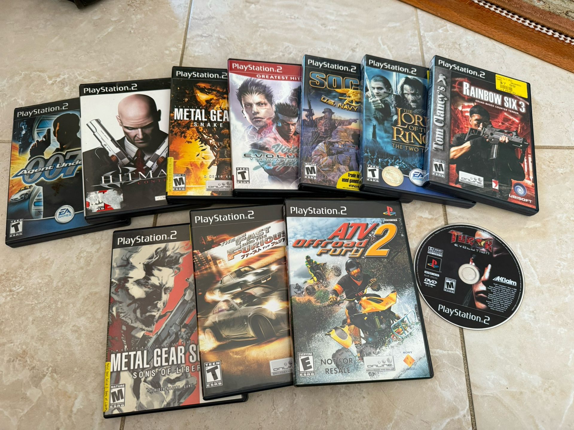 Assorted PS2 Games