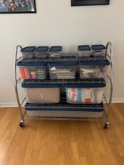 Craft Storage Cart