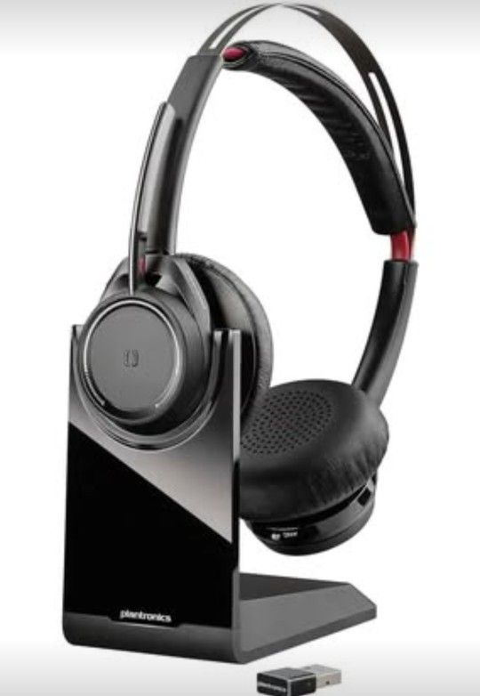 New! Plantronics Noise-canceling Headset 