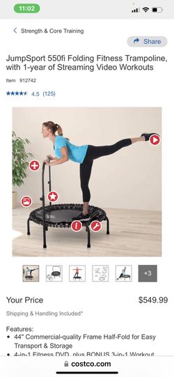 Jumpsport 550fi sales fitness trampoline