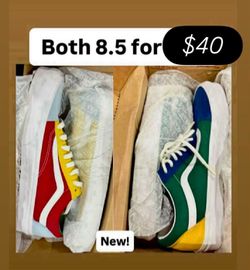 Vans brand new size 8.5 men or 10 women new