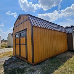 (READY2GO)✔️🛣️10x16 Lofted Shed W/ Workbench & Electrical🪵⚡