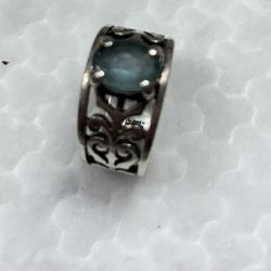 Blue Topaz James Avery Size 4