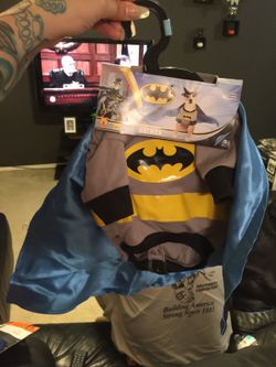 Batman dog costume