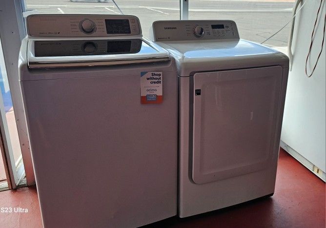 SAMSUNG Top Load Washer And Dryer Set