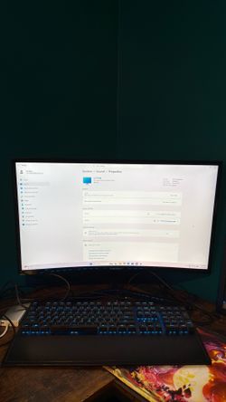 Samsung 27 inch curved monitor