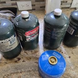 Camping Stove 5 Gas Bottles