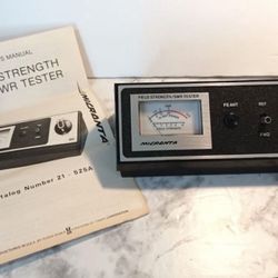 VINTAGE ELECTRONIC FIELD STRENGTH AND SWR TESTER