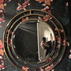 Gold  Mirror - Circle 