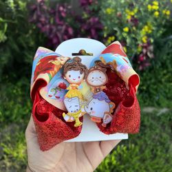 Belle Hair Bow/Princess Hair Bow