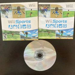 Wii Sports (Nintendo Wii, 2006) Game in Cardboard Sleeve Manual Included!