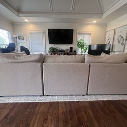 Large Modular Basset Sofa W/ Ottoman