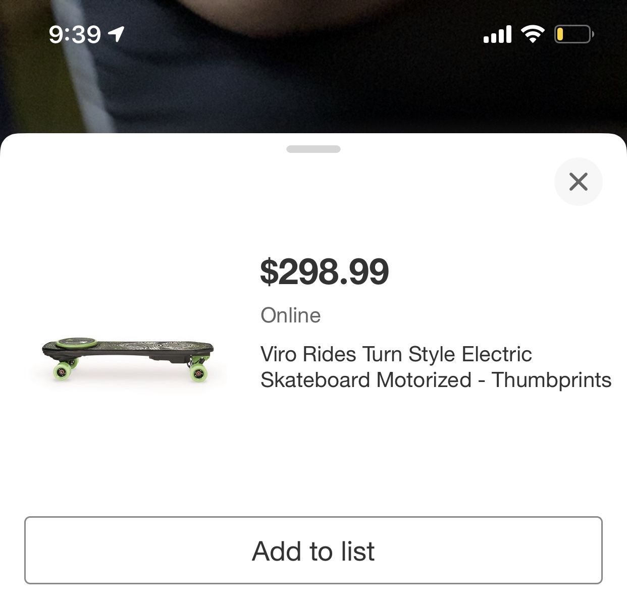 Turn style electric drift board