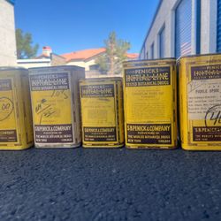 Antique Penick’s Botanical Drugs Tin Collection 