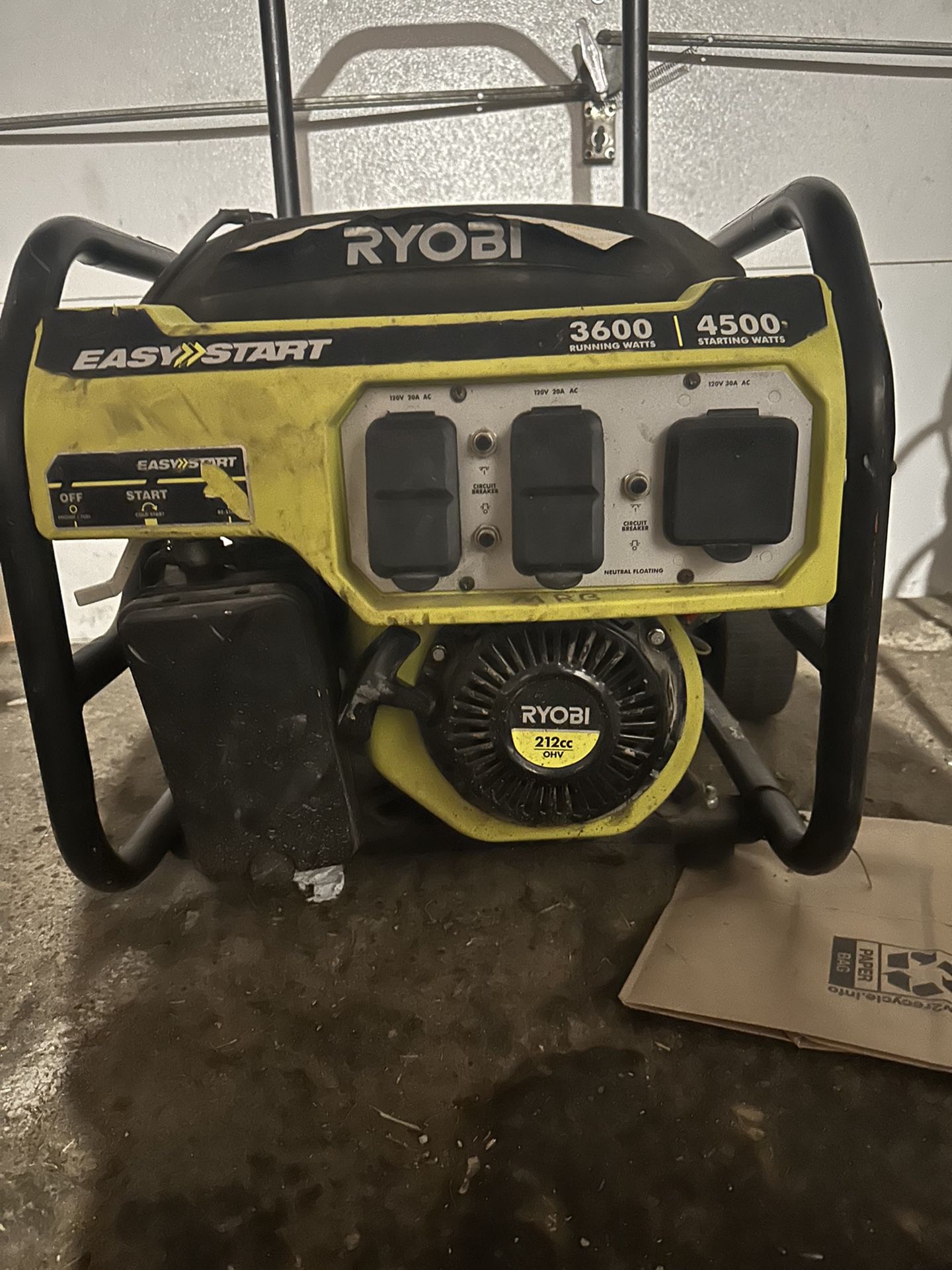 Ryobi Generator 3600 Watt