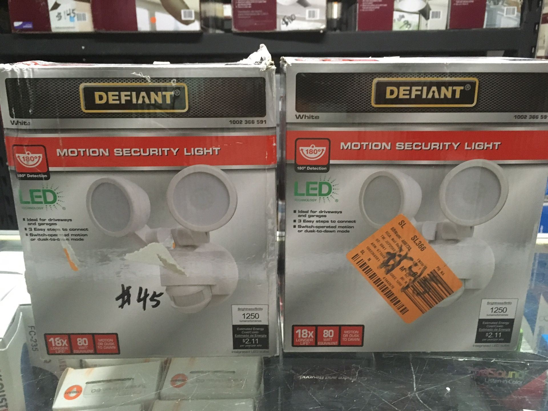 MOTION LED SECURITY LIGHTS