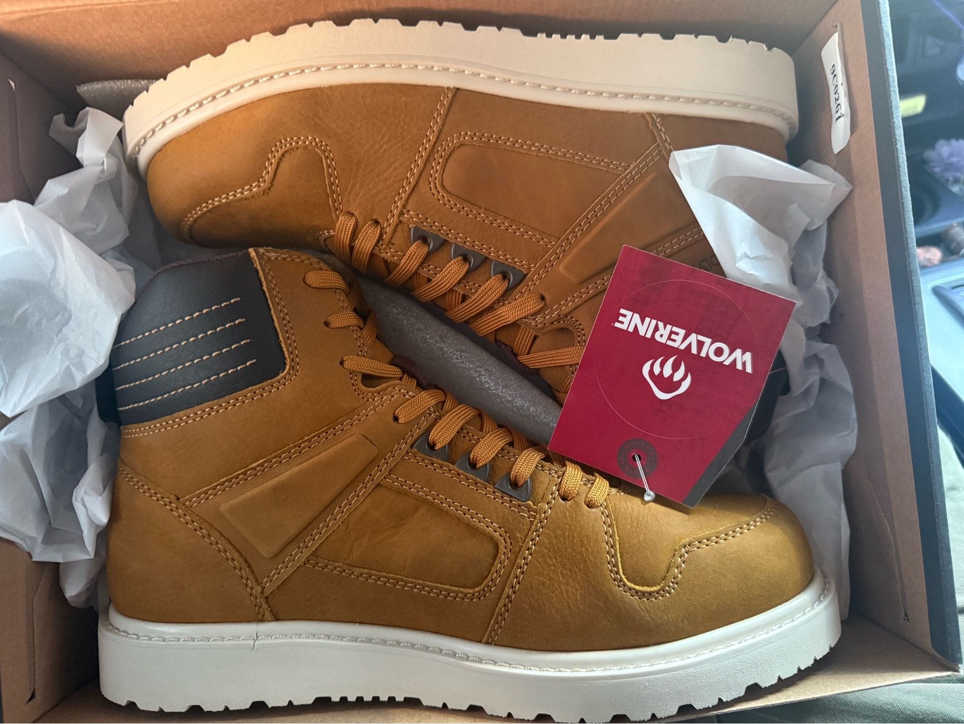 Wolverine Soft Toe Work Boots Size 9.5