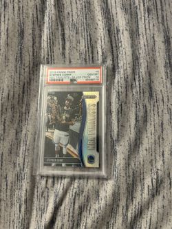 Stepehen Curry Silver Prizm NBA Finalists