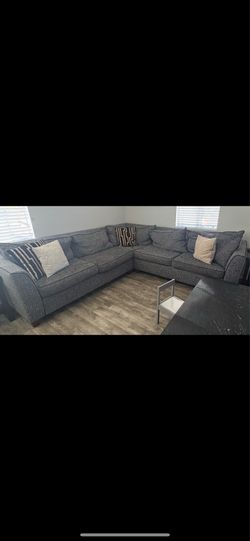$60 Black sectional couch